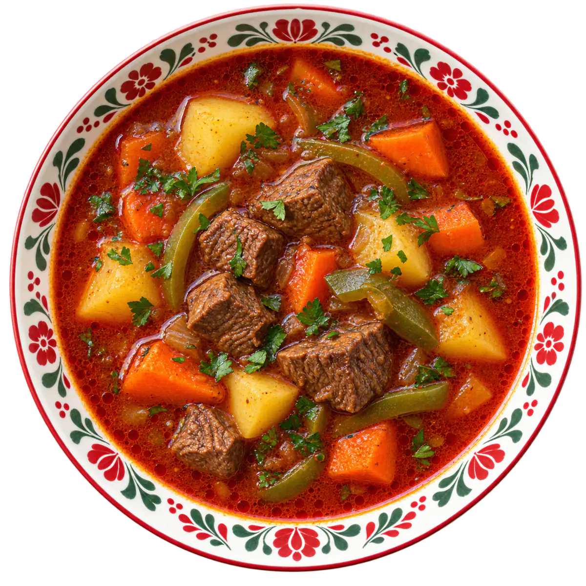 Sopa goulash, Hungria