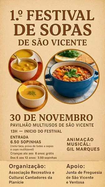 1º Festival de Sopas de São Vicente - São Vicente  2025