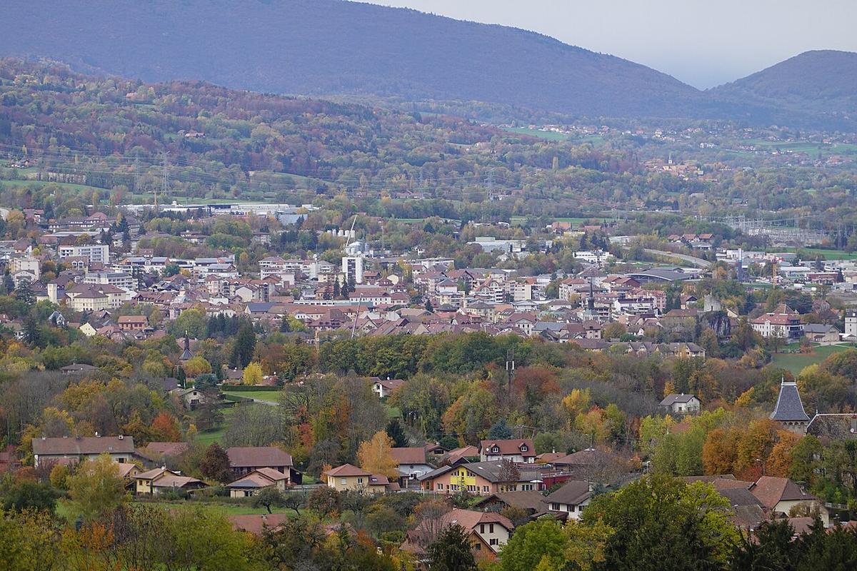 A view of La Roche-sur-Foron