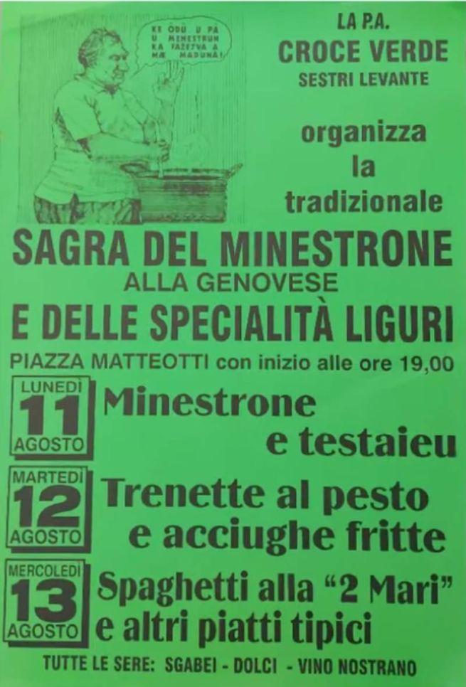 Official poster: Sagra del Minestrone alla Genovese