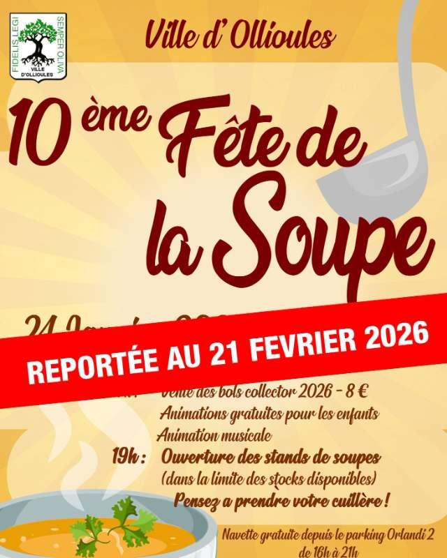Official poster: 10th Fête de la Soupe