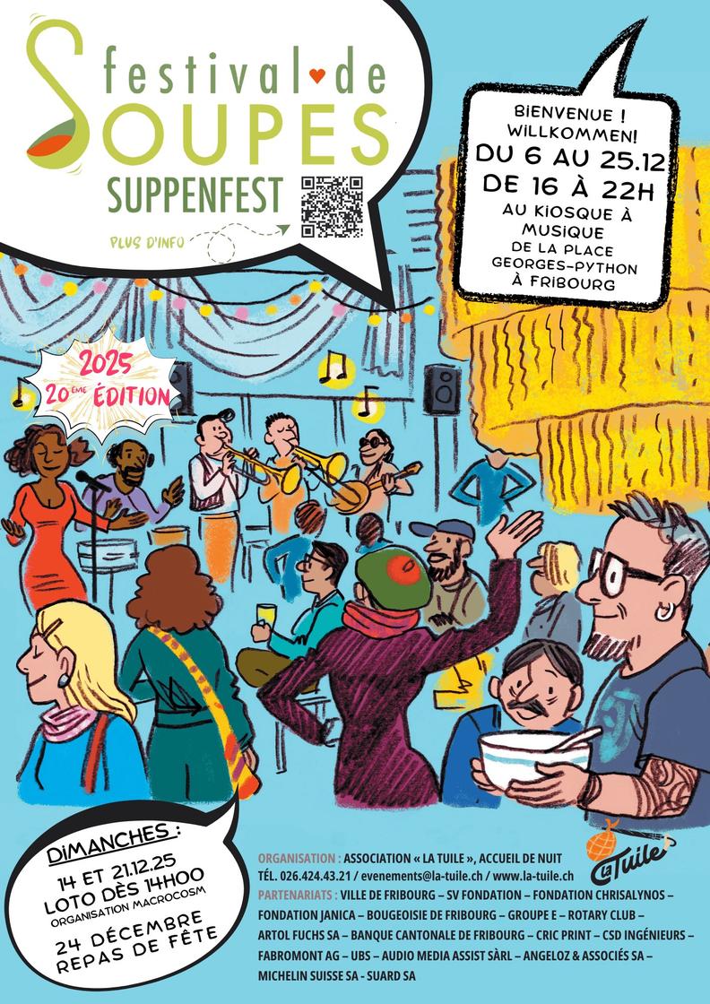 Official poster: 19th Festival de Soupes