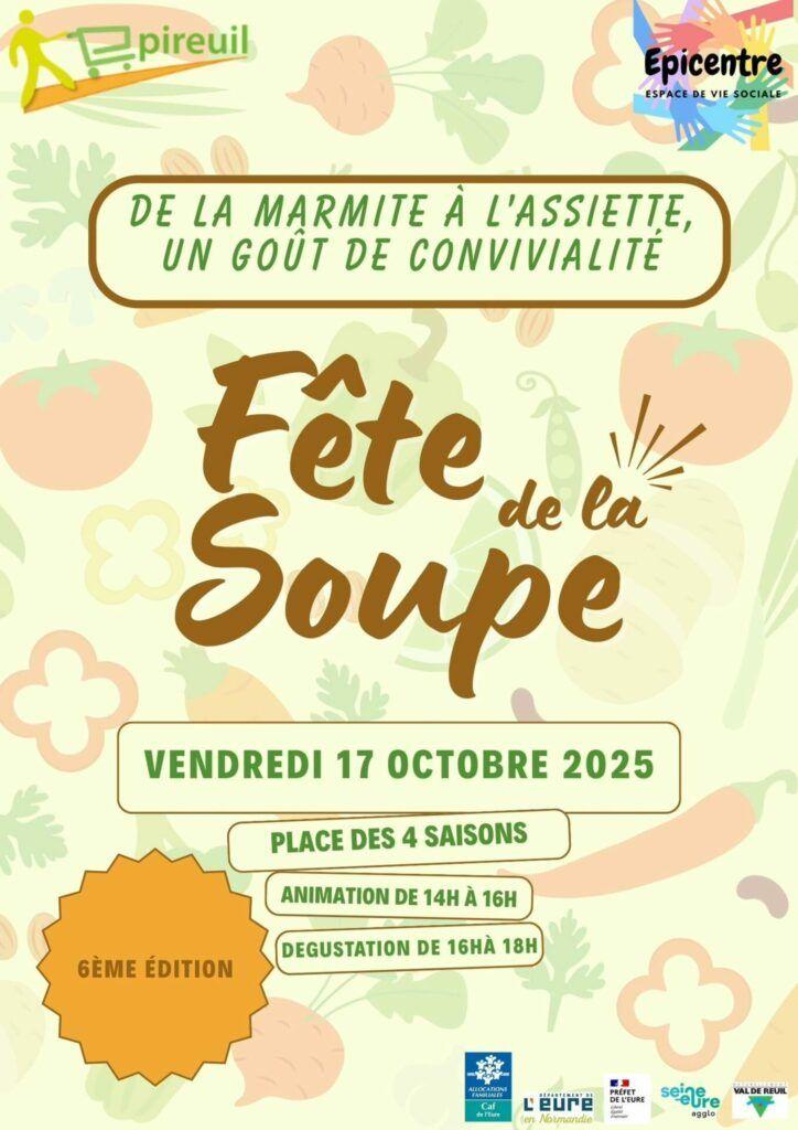 Official poster: 6th Fête de la Soupe