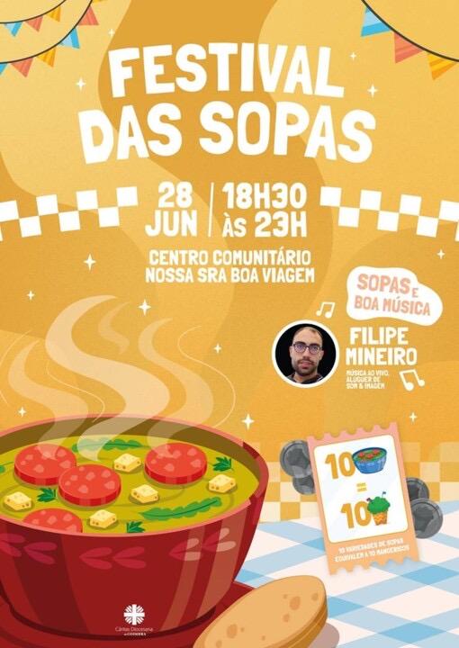 Cartaz oficial: Festival de Sopas da Leirosa