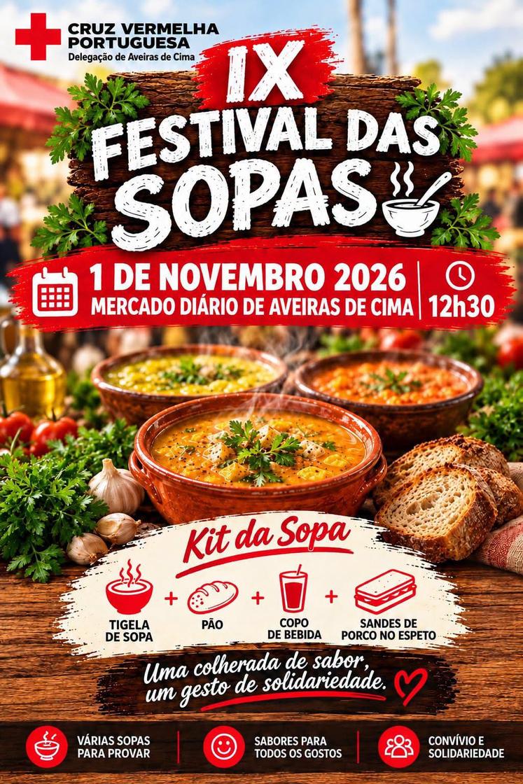 Official poster: Festival das Sopas da Cruz Vermelha de Aveiras de Cima