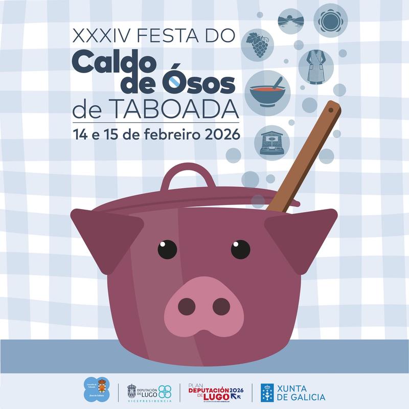 Official poster: XXXIV Festa do Caldo de Ósos