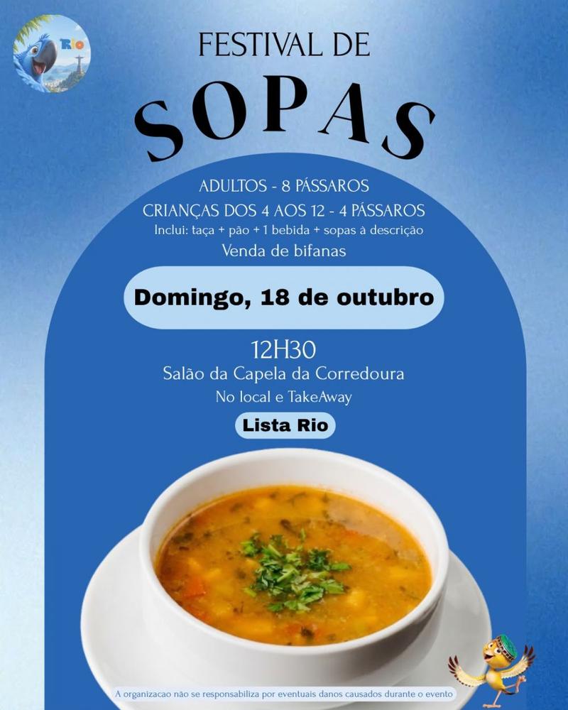 Cartaz oficial: Festival de Sopas da Corredoura