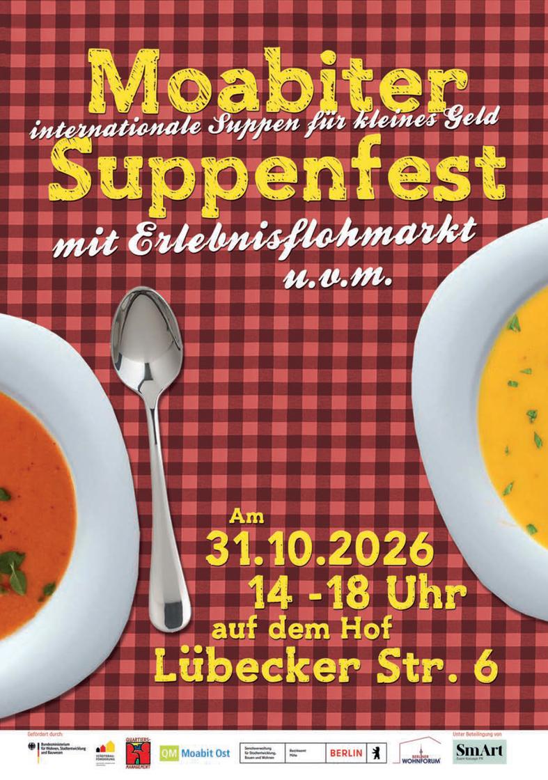 Official poster: Moabiter Suppenfest