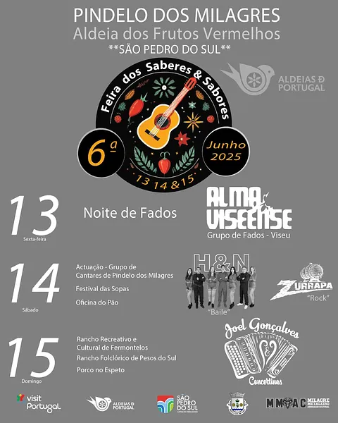 6ª FEIRA DOS SABERES & SABORES - São Pedro do Sul 2025