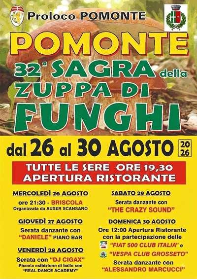 Official poster: Sagra della Zuppa di Funghi di Pomonte