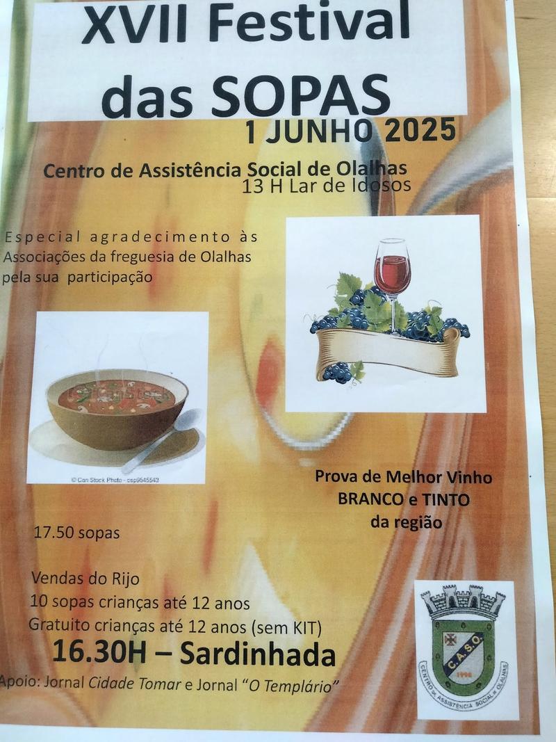 Cartaz oficial: Festival das Sopas de Olalhas