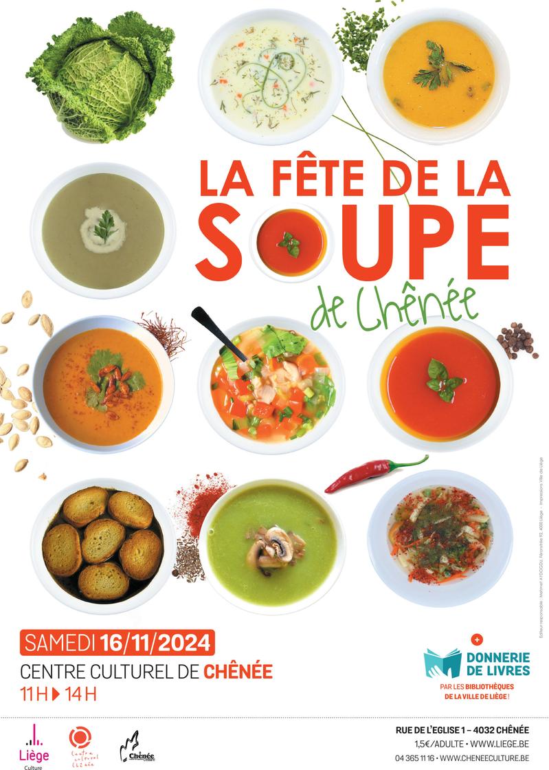 Official poster: Fête de la Soupe de Chênée