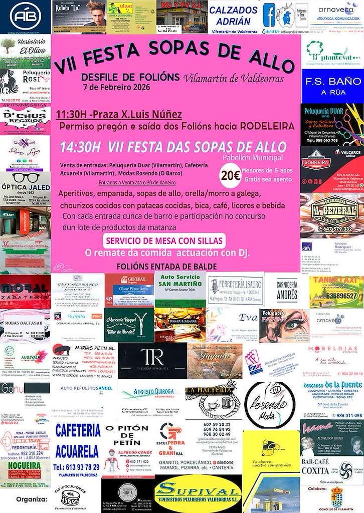 Official poster: Festa das Sopas de Allo
