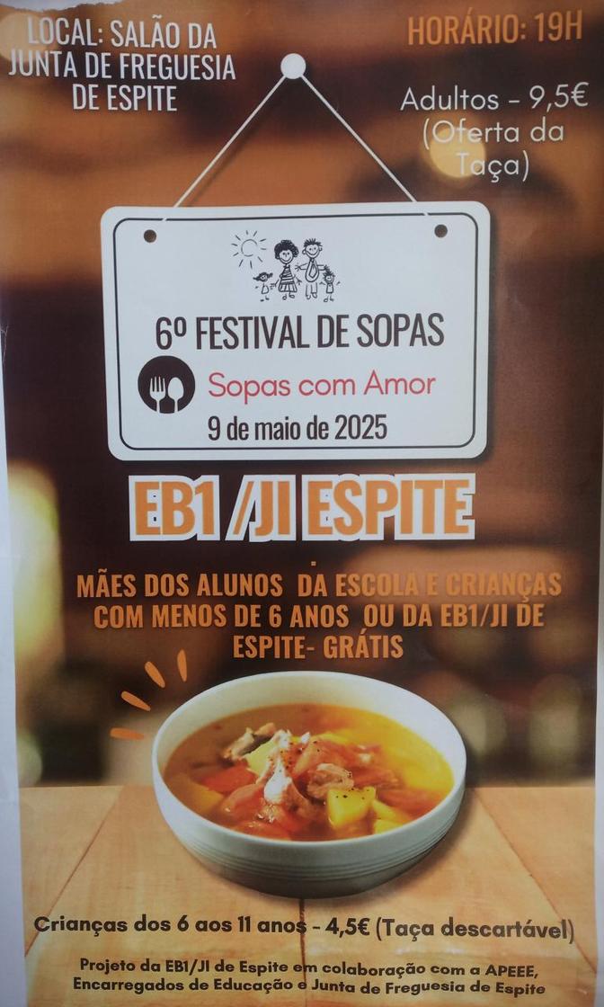 Cartaz oficial: 6º Festival de Sopas