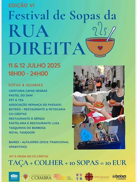 VI Festival de Sopas da Rua Direita - Coimbra 2025