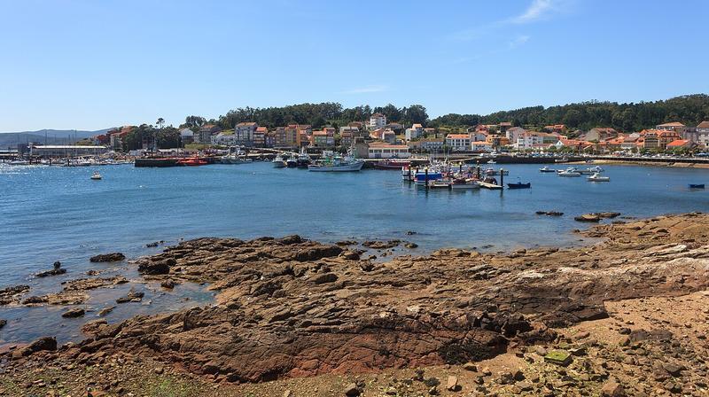 A view of Camariñas
