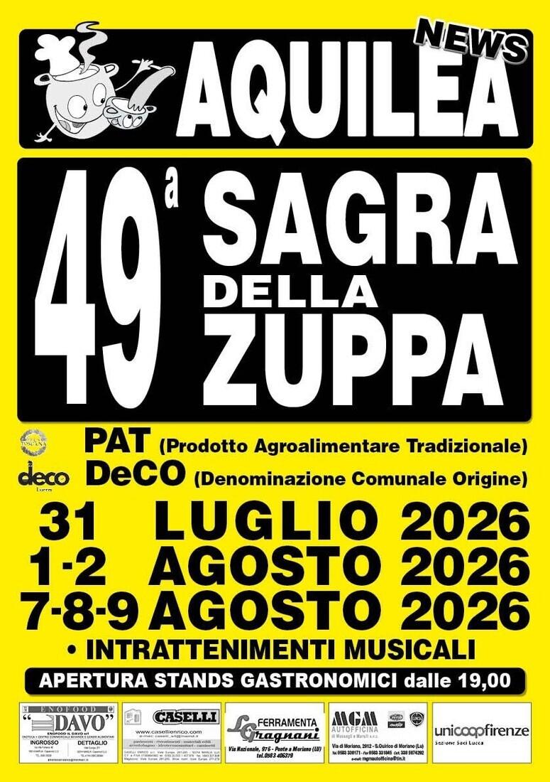 Official poster: Sagra della Zuppa di Aquilea