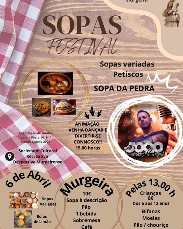 Cartaz oficial: Festival de Sopas da Murgeira