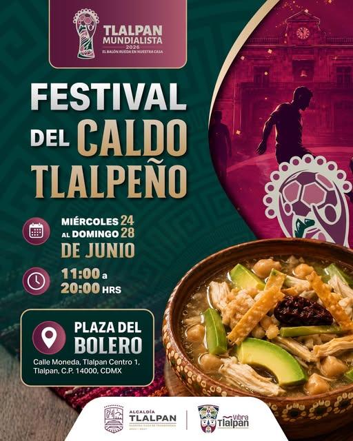 Official poster: Festival del Caldo Tlalpeño