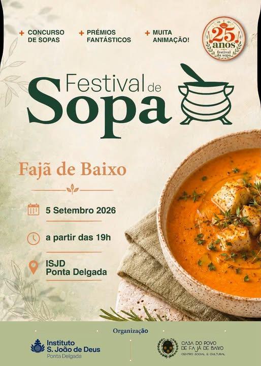 Cartaz oficial: Festival de Sopa da Fajã de Baixo