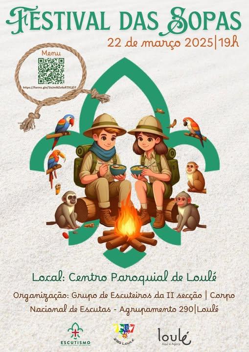 Cartaz oficial: Festival das Sopas