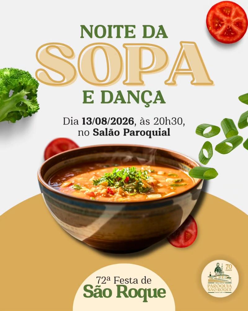 Official poster: Noite da Sopa e Dança da Festa de São Roque