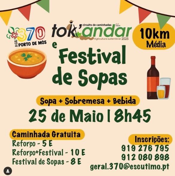 Cartaz oficial: Festival das Sopas