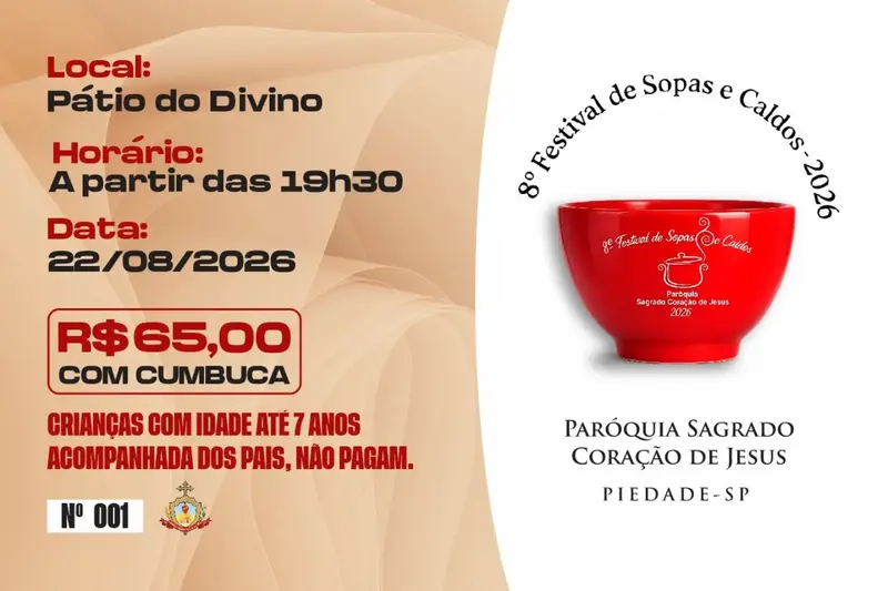 Official poster: 8º Festival de Sopas e Caldos