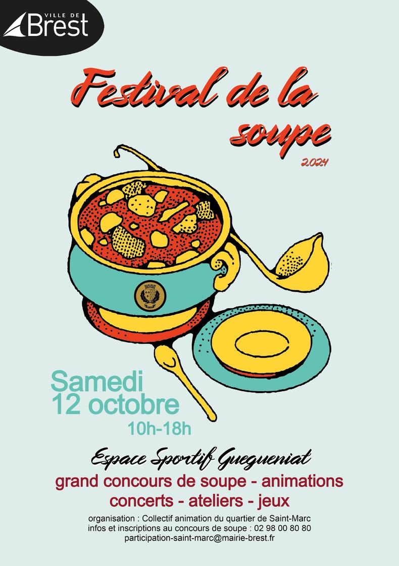 Official poster: Festival de la Soupe de Saint-Marc