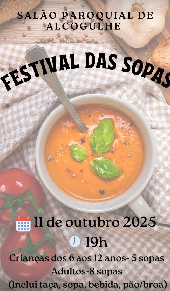 Cartaz oficial: Festival de Sopas em Alcogulhe