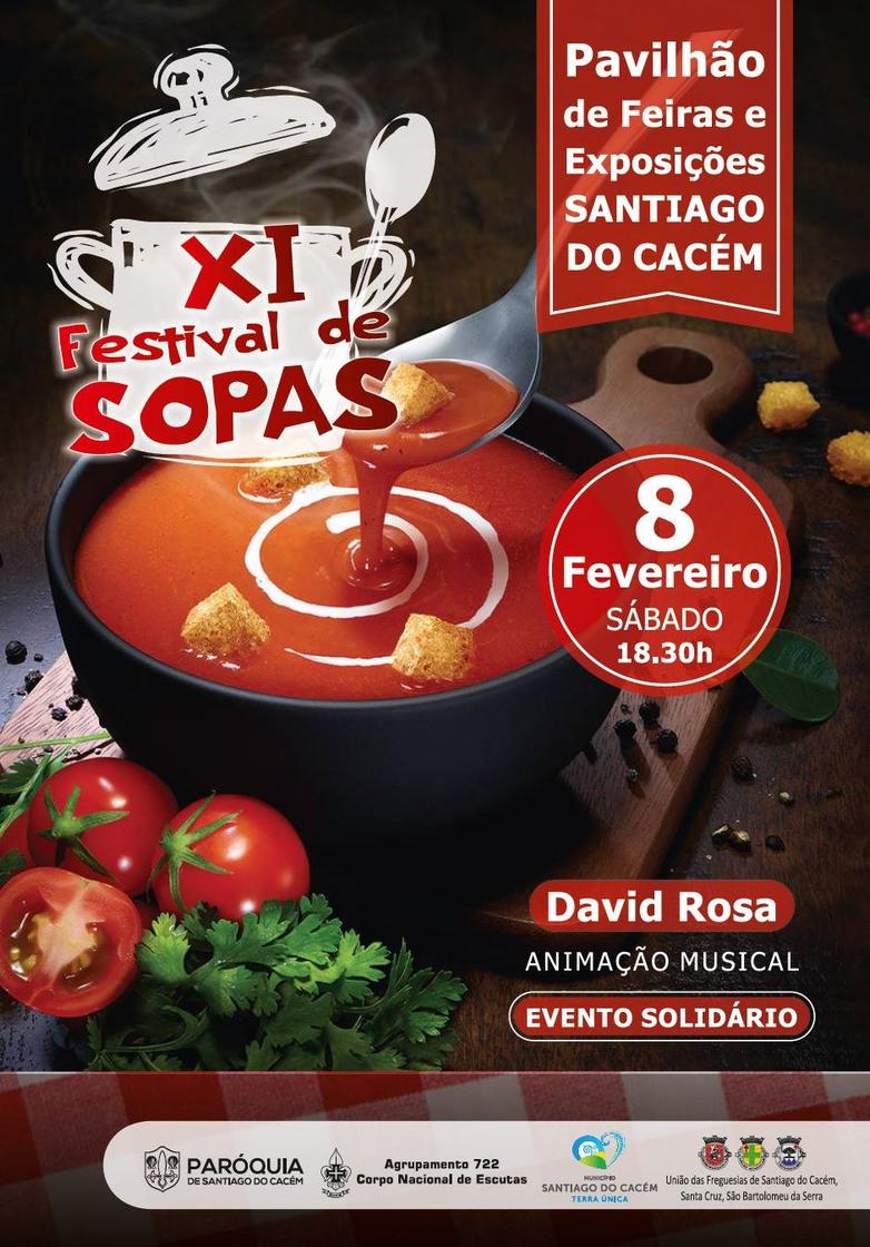Cartaz oficial: Festival das Sopas de Santiago do Cacém