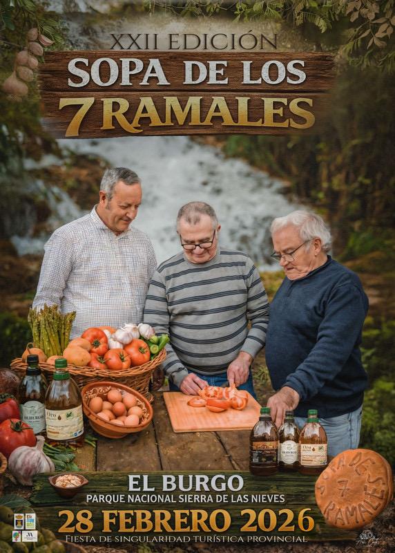 Official poster: Fiesta de la Sopa de los Siete Ramales