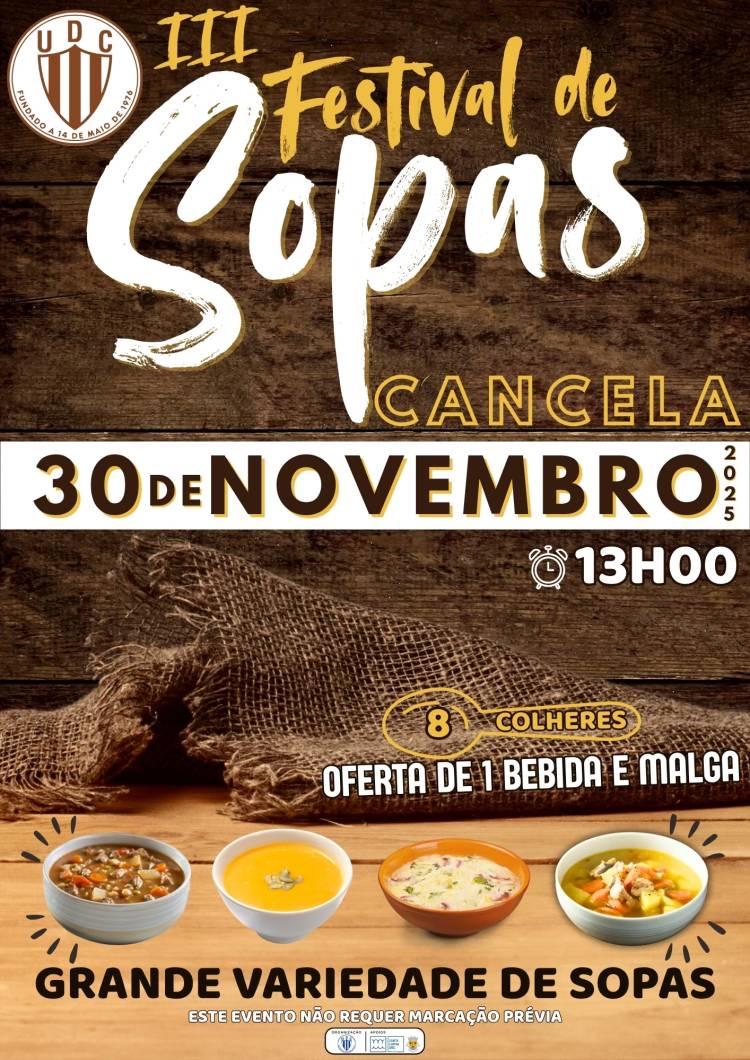 Cartaz oficial: III Festival de Sopas