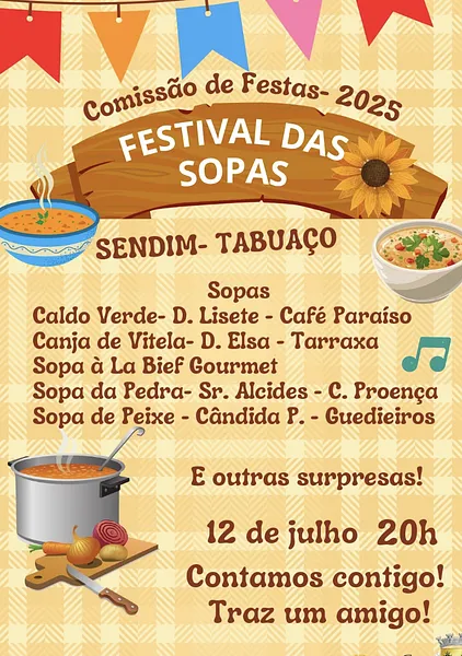 SENDIM | FESTIVAL DAS SOPAS - Tabuaço 2025