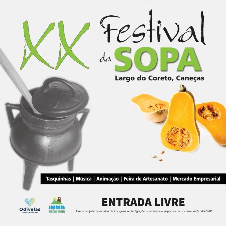 Cartaz oficial: XX Festival da Sopa
