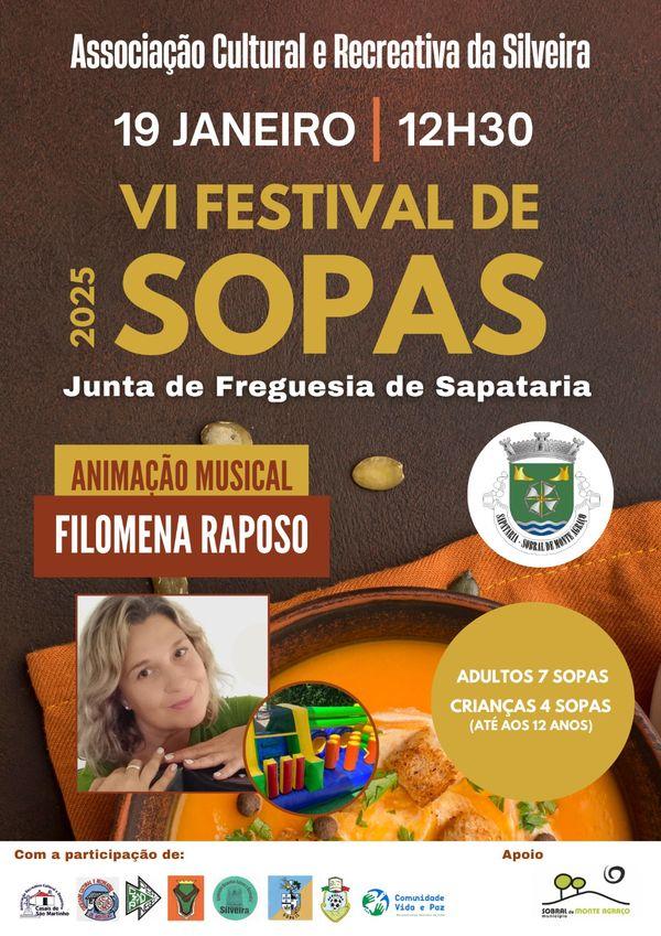 Cartaz oficial: VI Festival de Sopas