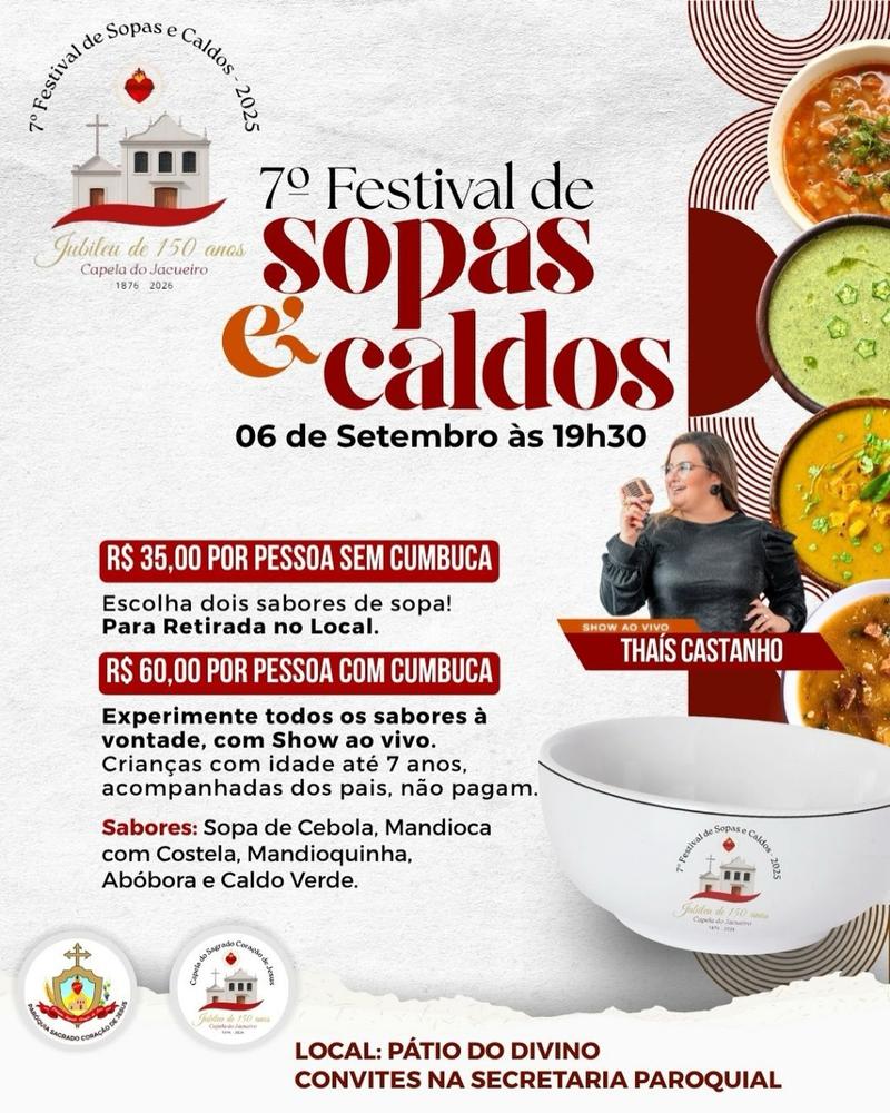 Official poster: 7º Festival de Sopas e Caldos