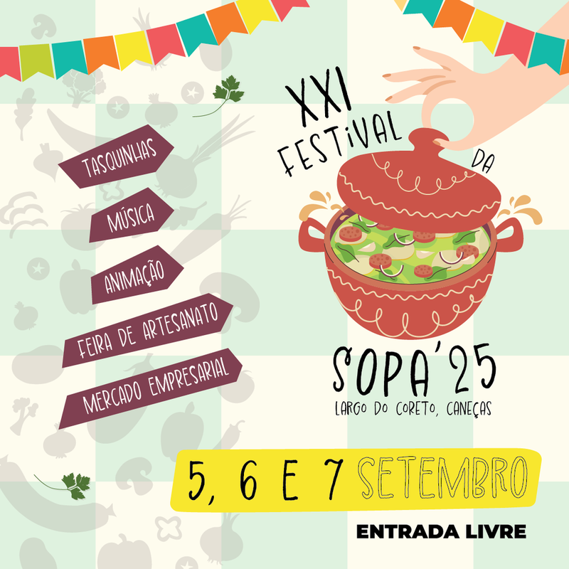 Cartaz oficial: Festival da Sopa