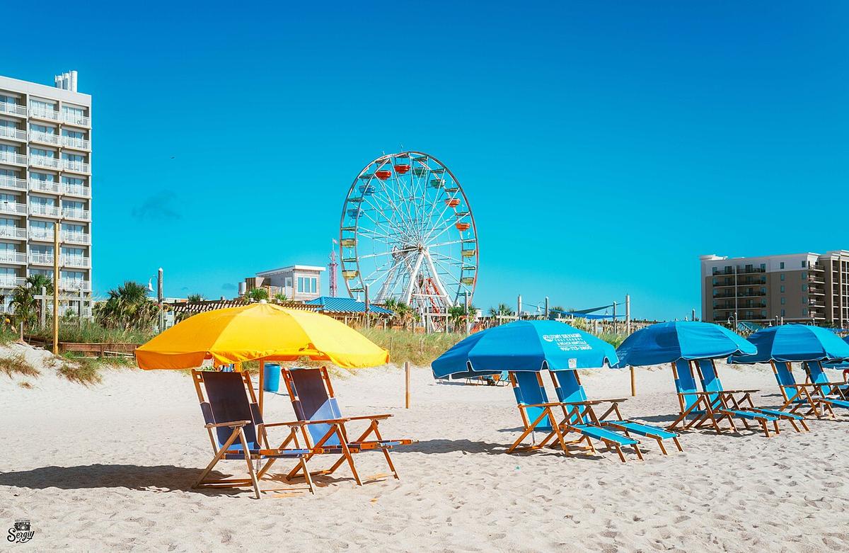 A view of Carolina Beach