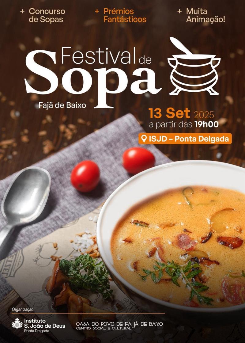 Cartaz oficial: Festival de Sopa da Fajã de Baixo