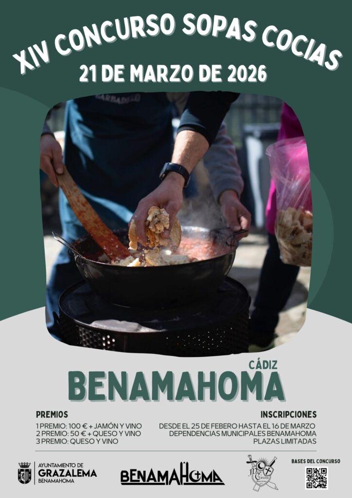 Official poster: Concurso de Sopas Cocías de Benamahoma
