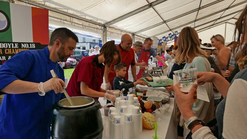 All-Ireland Chowder Cook-Off 2018, at the festival