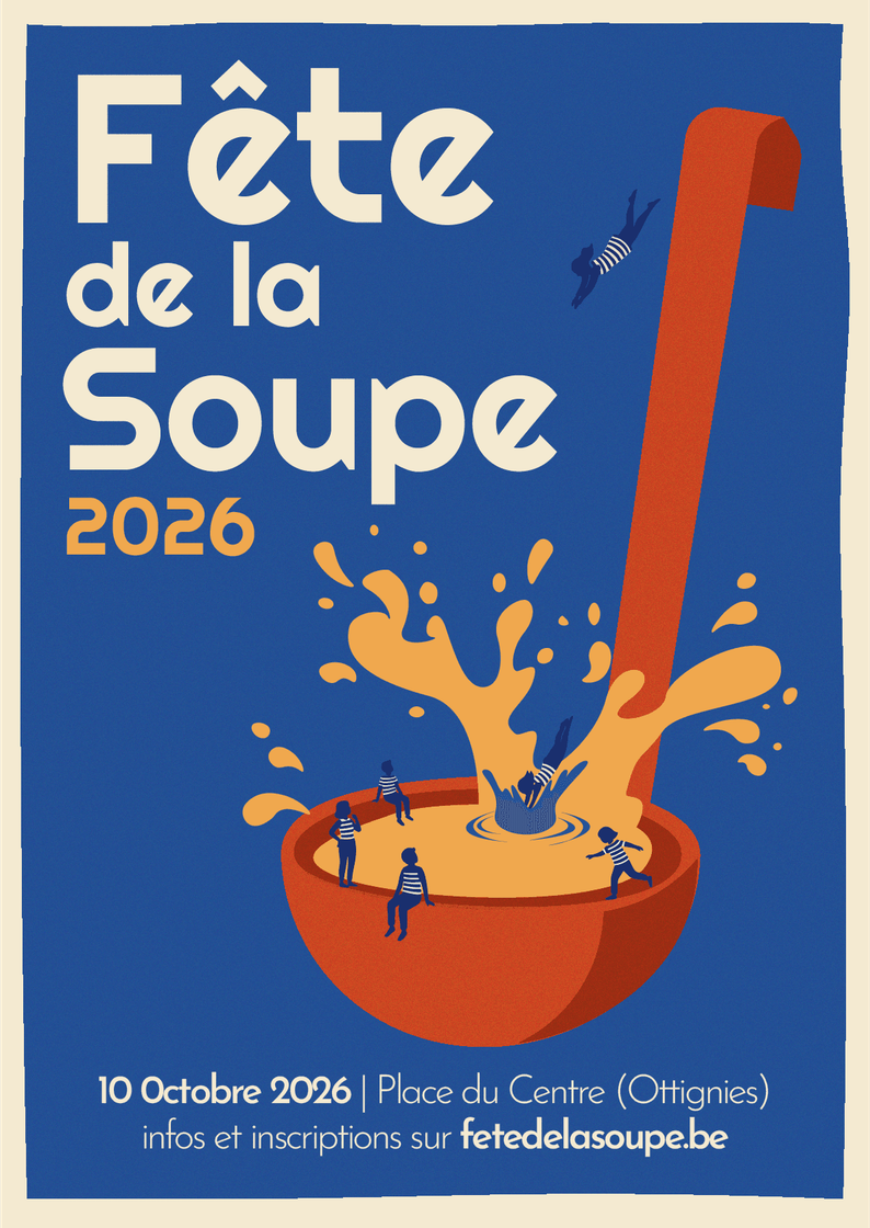 Official poster: 1st Fête de la Soupe