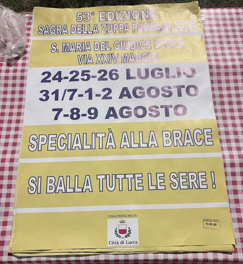 Official poster: Sagra della Zuppa alla Paesana