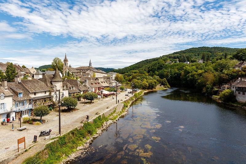 A view of Argentat-sur-Dordogne