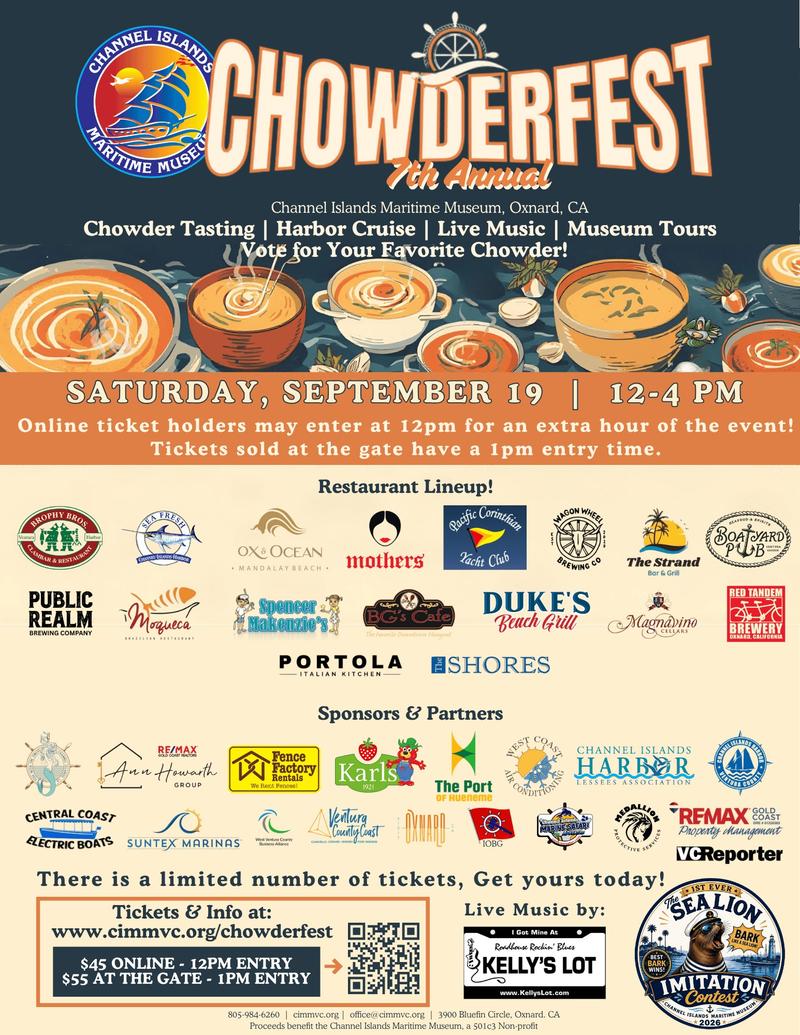 Official poster: 7th Annual Chowderfest