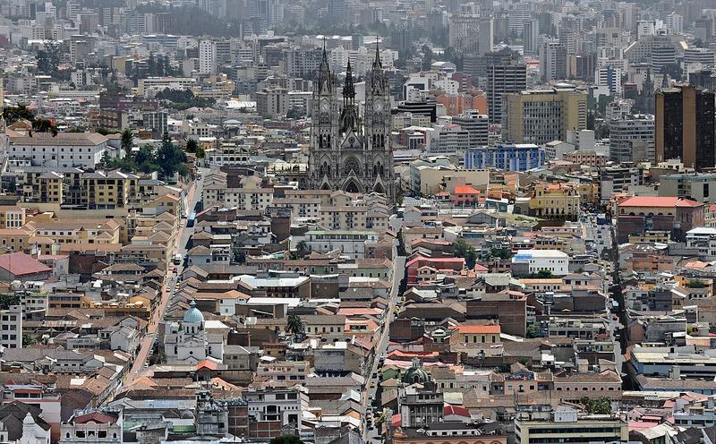 A view of Quito