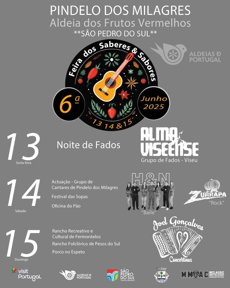 Cartaz oficial: Feira dos Saberes e Sabores