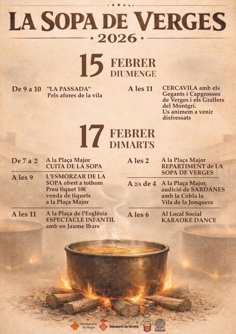 Official poster: La Sopa de Verges
