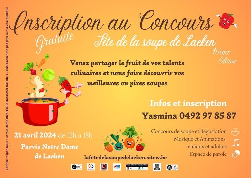 Official poster: 16th Fête de la Soupe